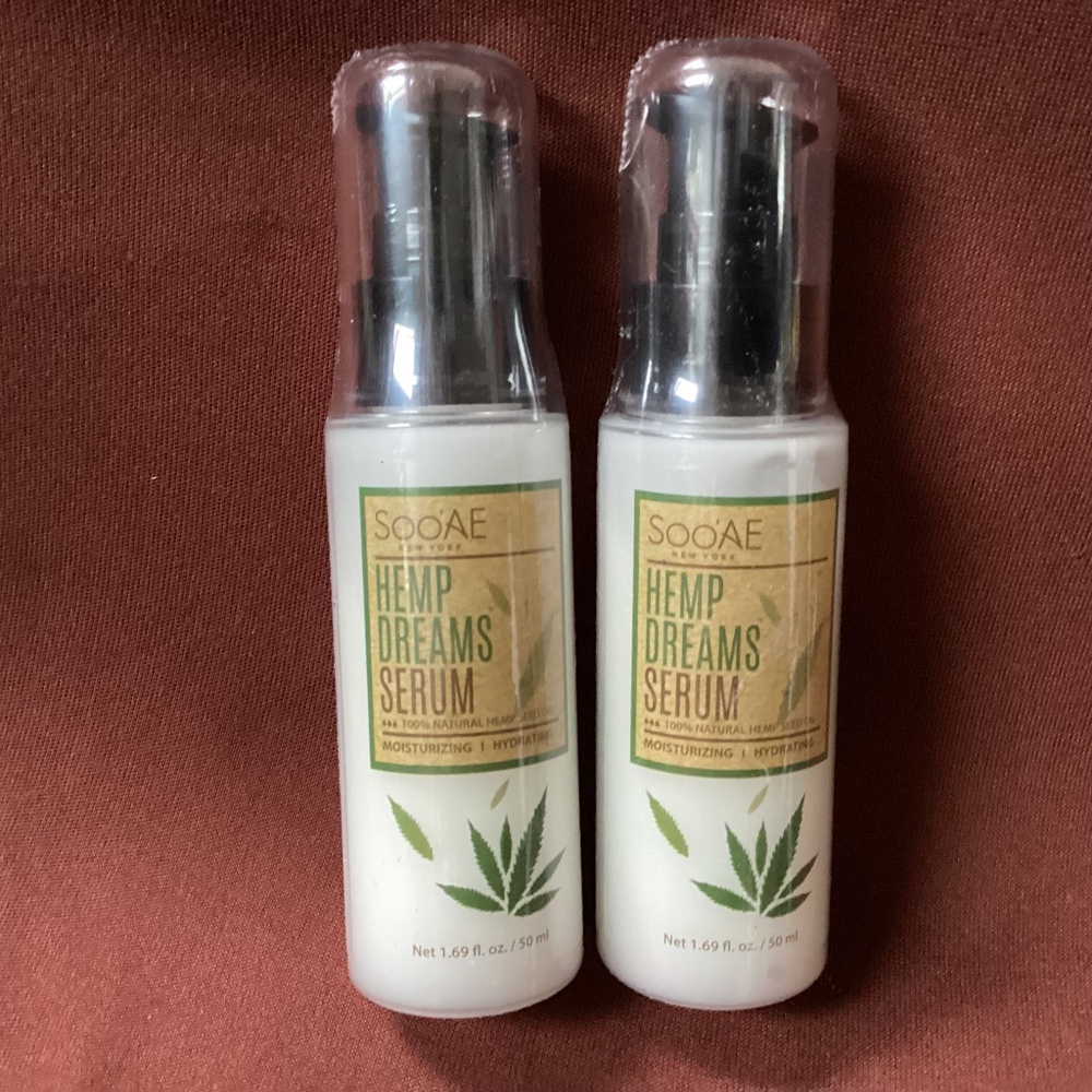 Soo’AE New York Hemp Dreams Serum Bundle New/Sealed 50 ml serum